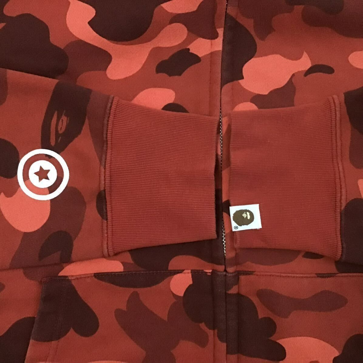 Red camo シャーク パーカー Lサイズ shark full zip hoodie a