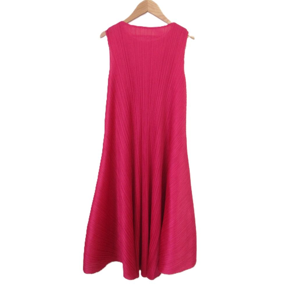 美品 プリーツプリーズ ノースリーブ プリーツワンピース レディース SIZE 4 (XL) PLEATS PLEASE 中古 PLEATS PLEASE プリーツプリーズPLEATS PLEASE インサイドアウト
