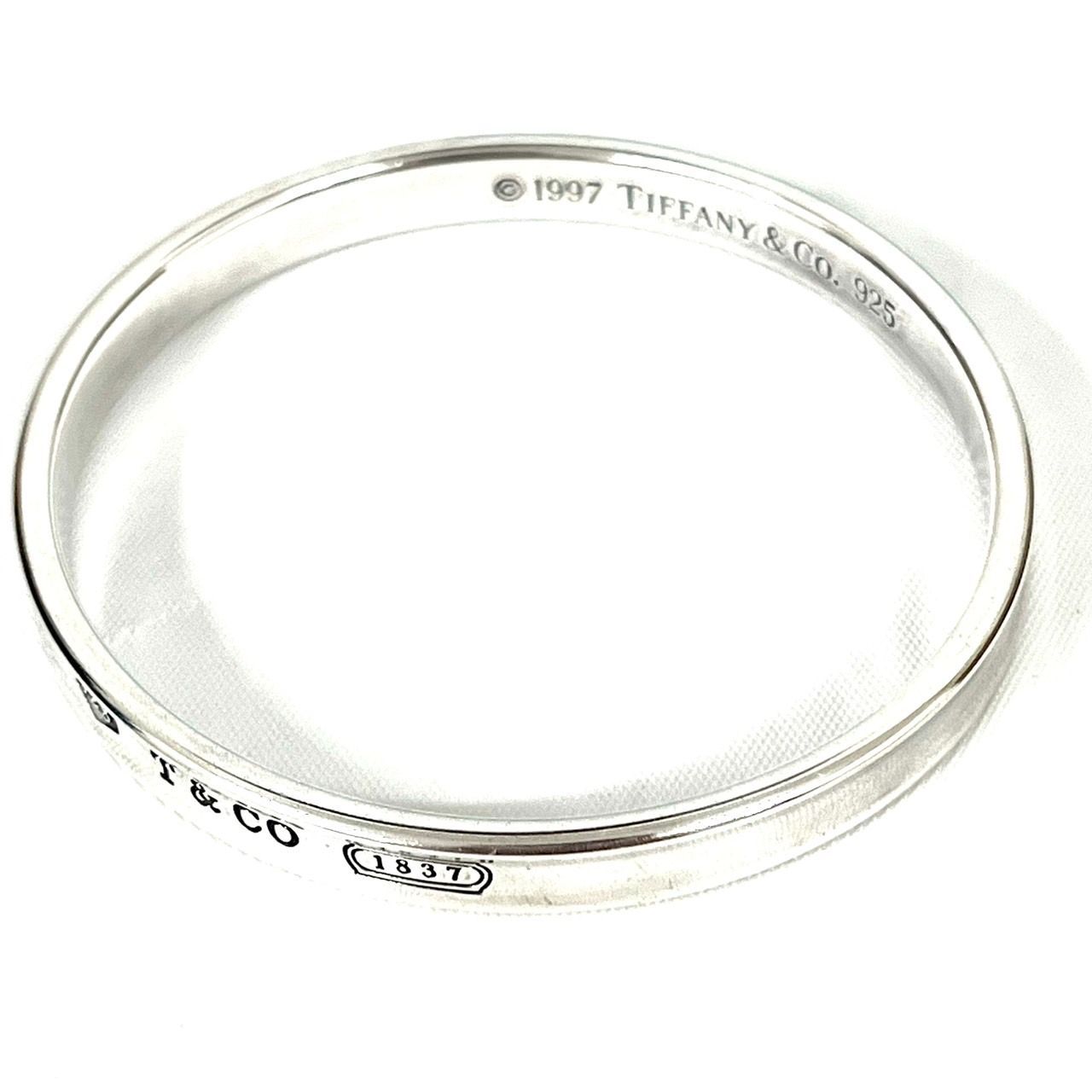 OLD Tiffany & Co. 1837 ナローバングル SV925 美品】TIFFANY ティファニー ナローバングル1837 シルバー 925