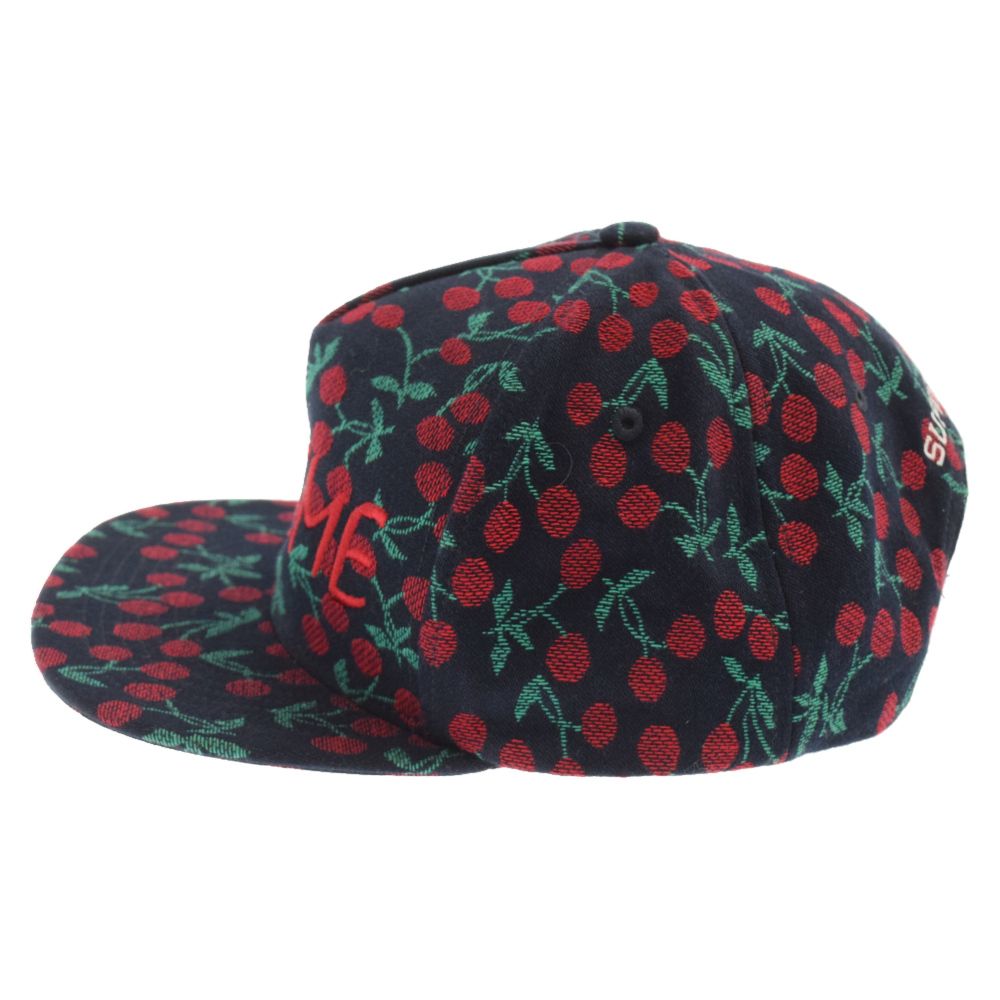 SUPREME (シュプリーム) 23SS Cherries 5-Panel CAP INDIGO チェリー 5