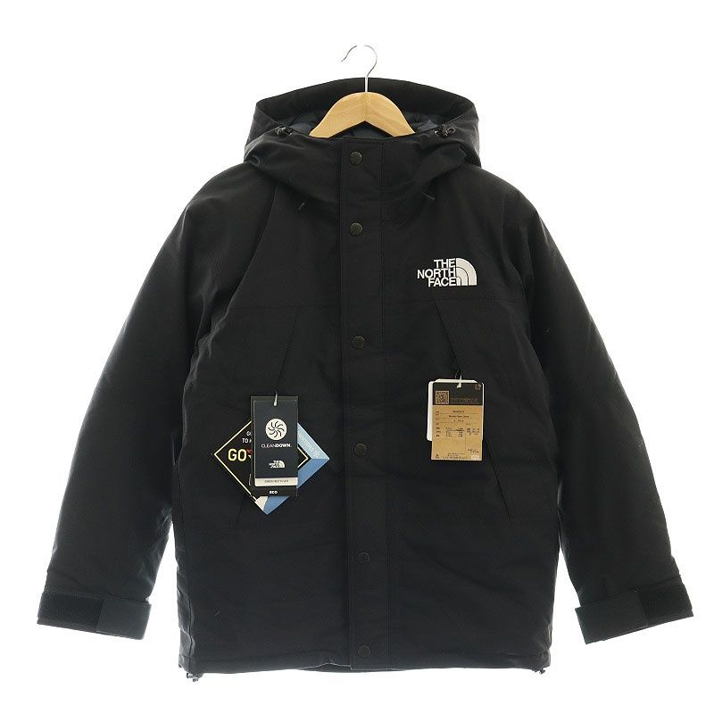ザノースフェイス THE NORTH FACE ND92237 Mountain Down Jacket ダウンジャケット フード ナイロン S 黒 |MI OS
