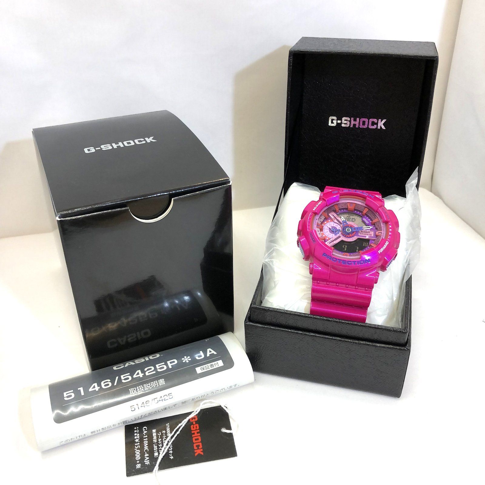 【未使用】CASIO G-SHOCK GA-110MC-4AJF G-SHOCK CASIO 腕時計 GA-110MC-4AJF アナデジ - メルカリ