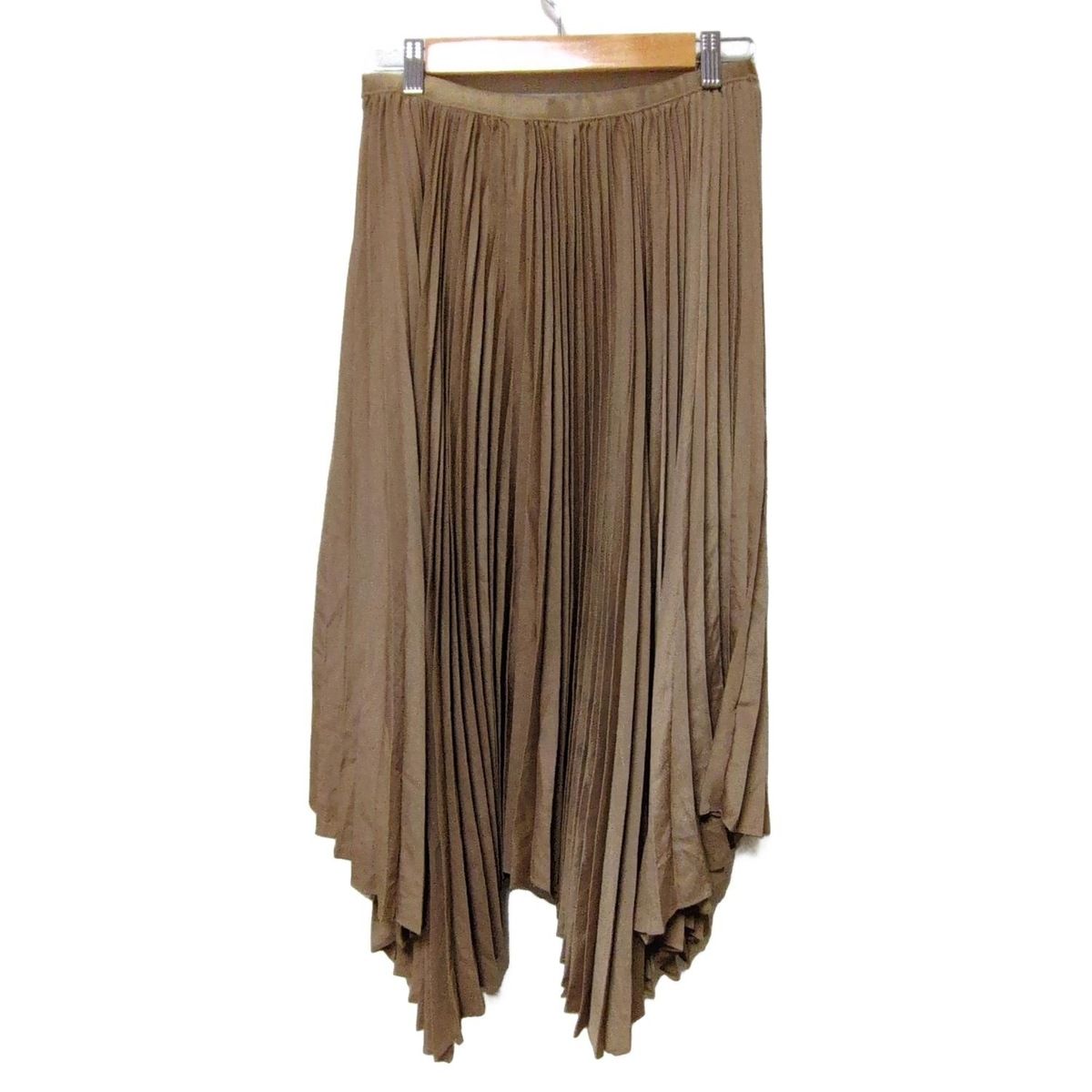 POLObyRalphLauren ポロラルフローレン ロングスカート サイズ6 M レディース - ベージュ プリーツ ウエストゴム