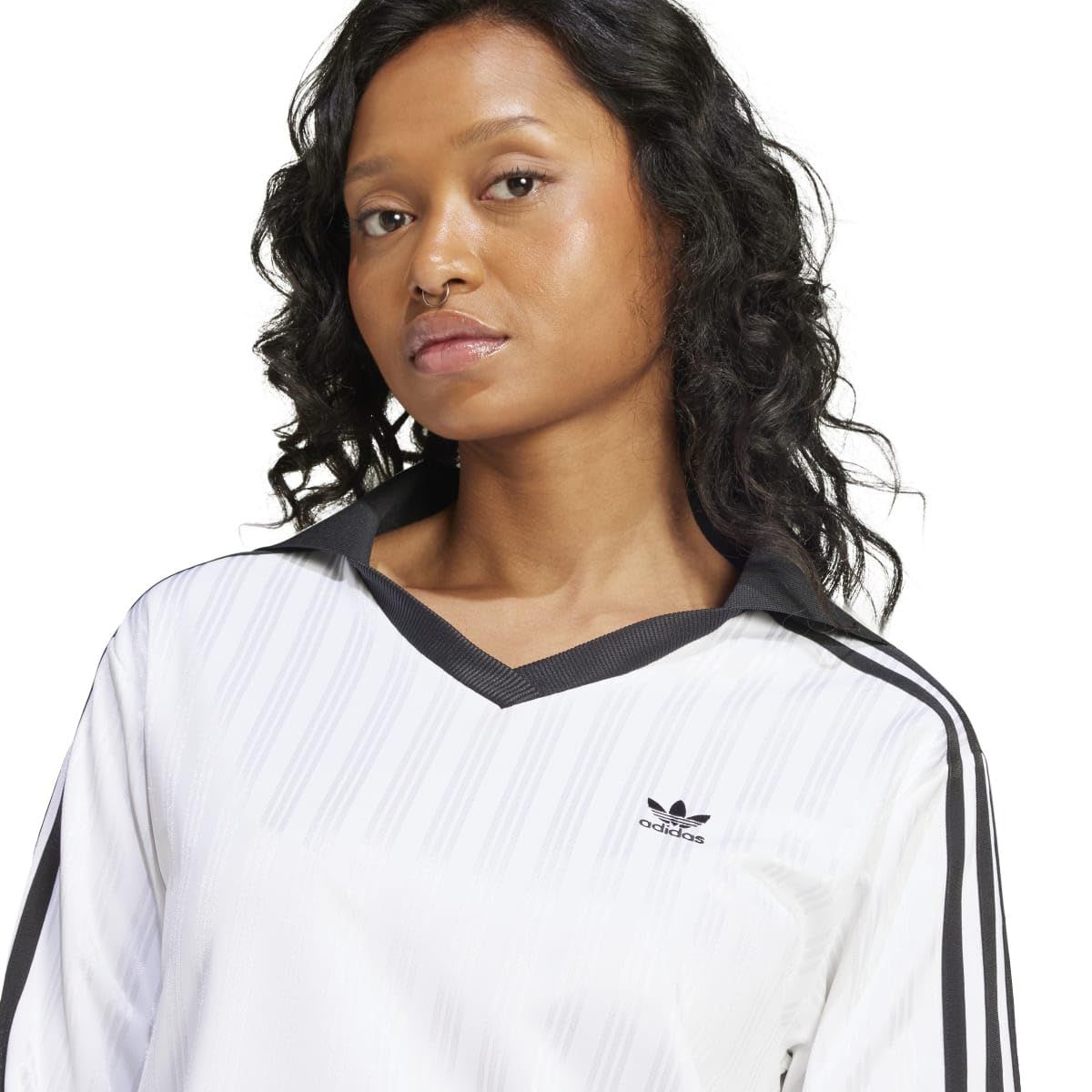 ジャカード Vネック