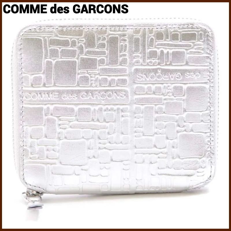 COMME des GARCONS コムデギャルソン SA2100EG シルバー レザー