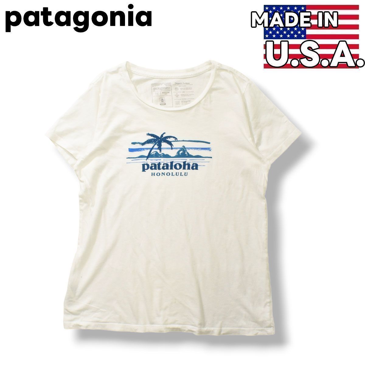 USA製 パタゴニア patagonia パタロハ pataloha ロゴプリント 半袖 Tシャツ M 白 - メルカリ