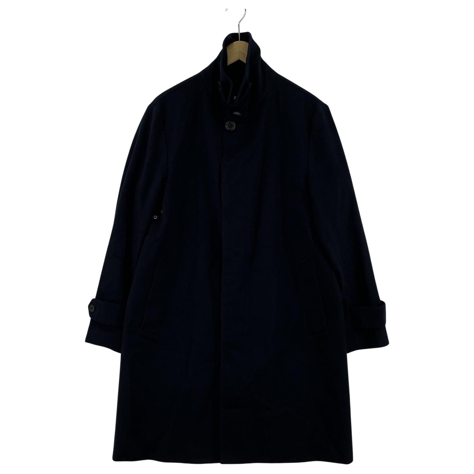 最終値下げ！超美品！マッキントッシュフィロソフィー　ステンカラーコート　紺　36 11009H1C7338274001?$VS_1500$