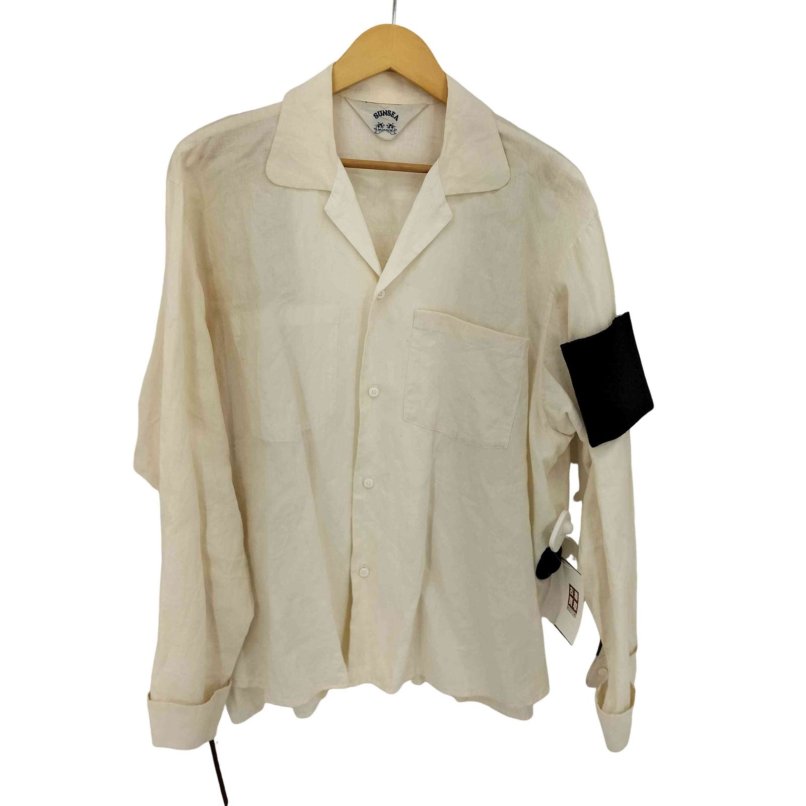 サンシー SUNSEA 20SS 2 TONE LINEN GIGOLO&GIGOLET SHIRT
