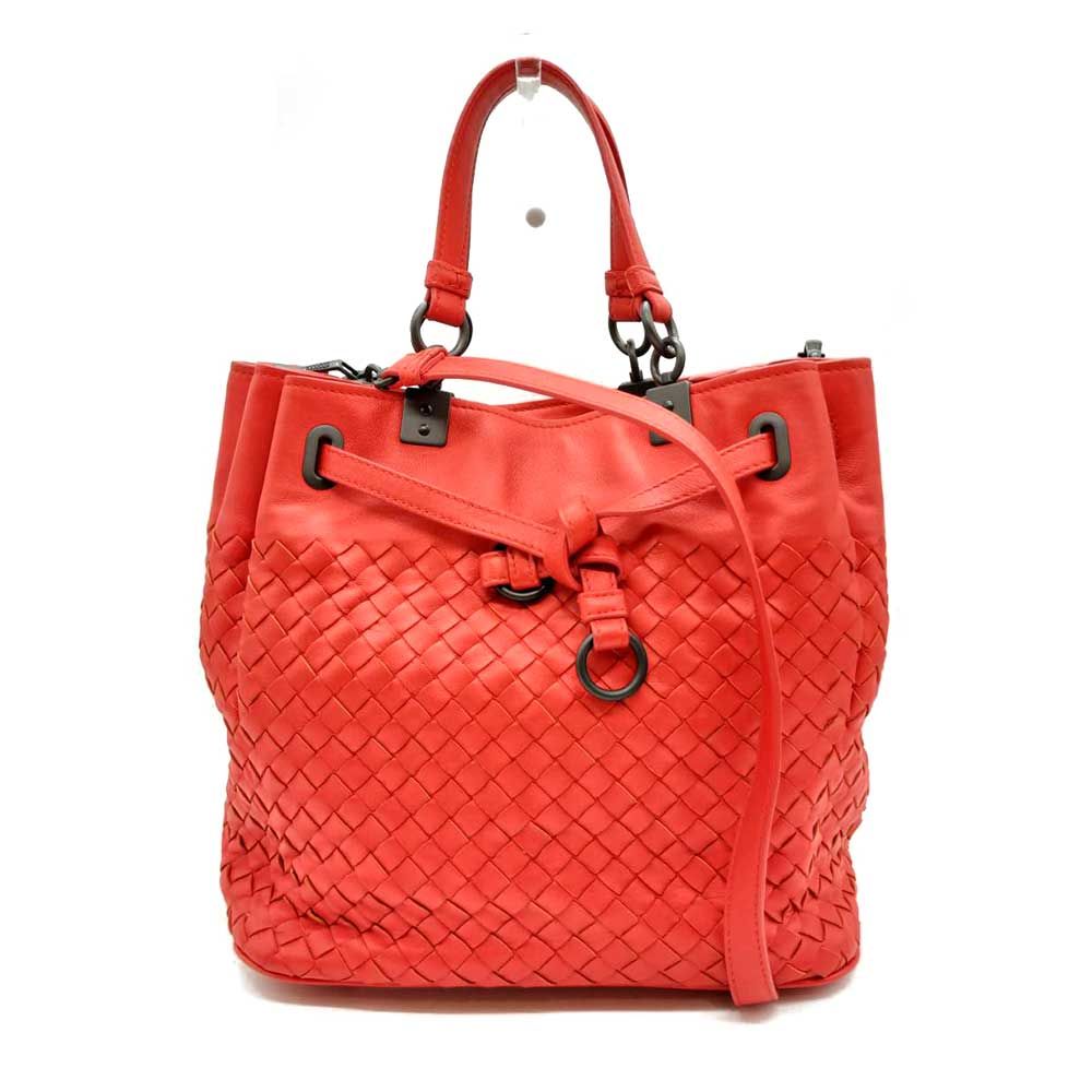 【BOTTEGA VENETA】イントレチャート バケットバッグ BOTTEGA VENETA 美品 ボッテガ ヴェネタ イントレチャート