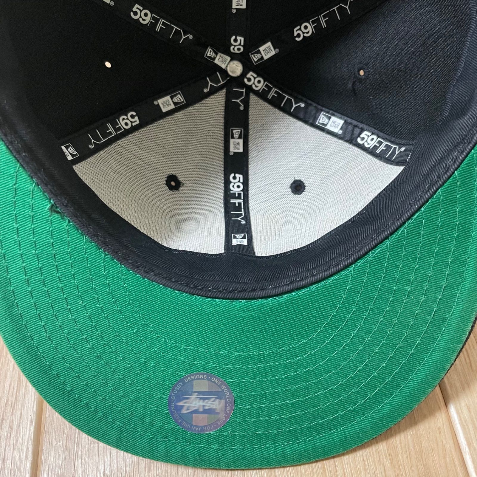 STUSSY×NEW ERA Big S Fitted キャップ 59.6cm - メリカルくんの