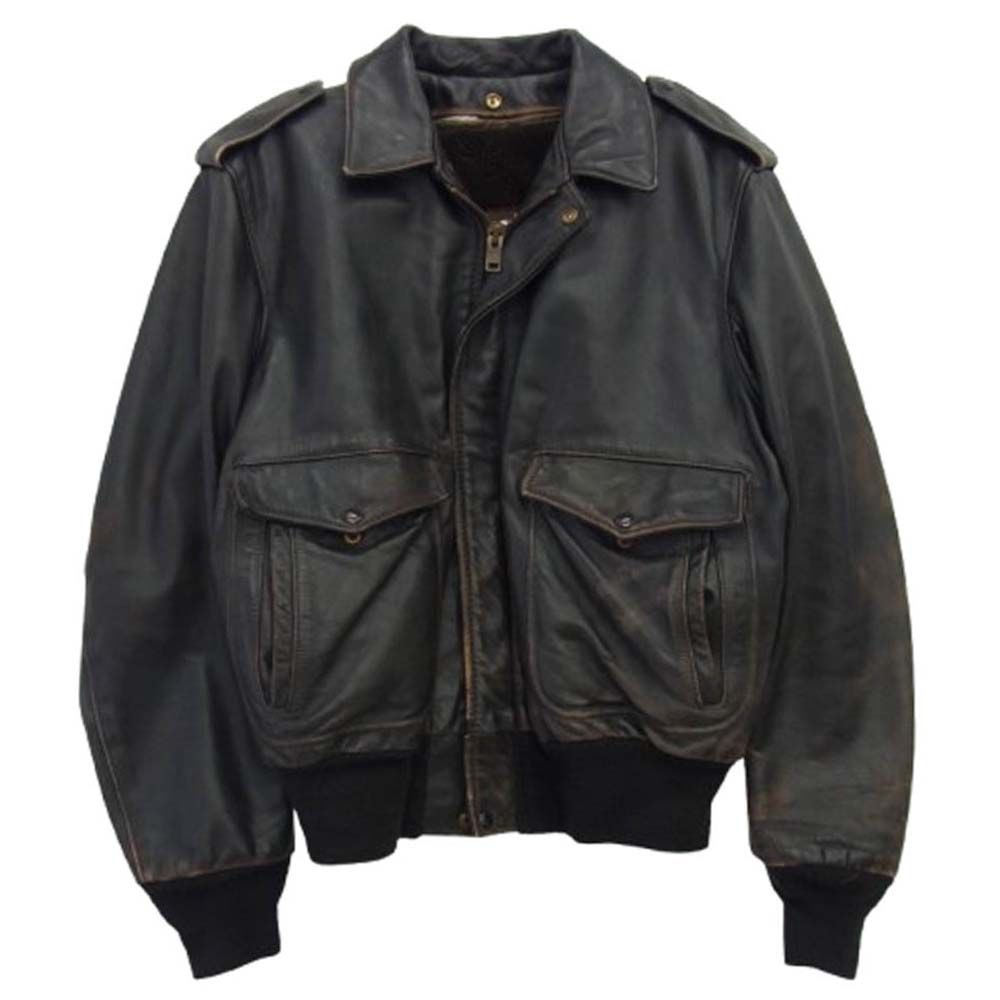 schott ショット USA製 A-2 ボアライナー付き フライト レザー 