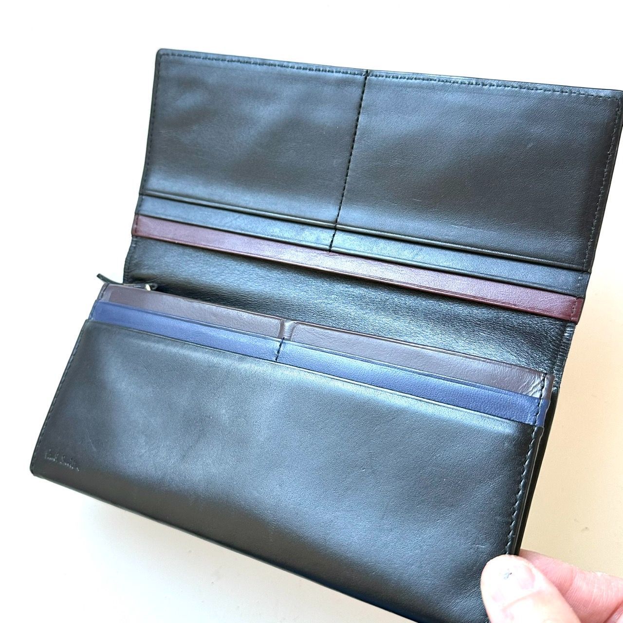 Paul Smith 超激レア 初代コードバン 長財布 総馬革仕様 ブラック Paul