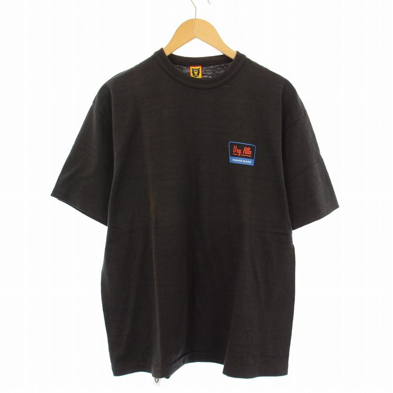 ヒューマンメイド HUMAN MADE Tシャツ 半袖 クルーネック ロゴ