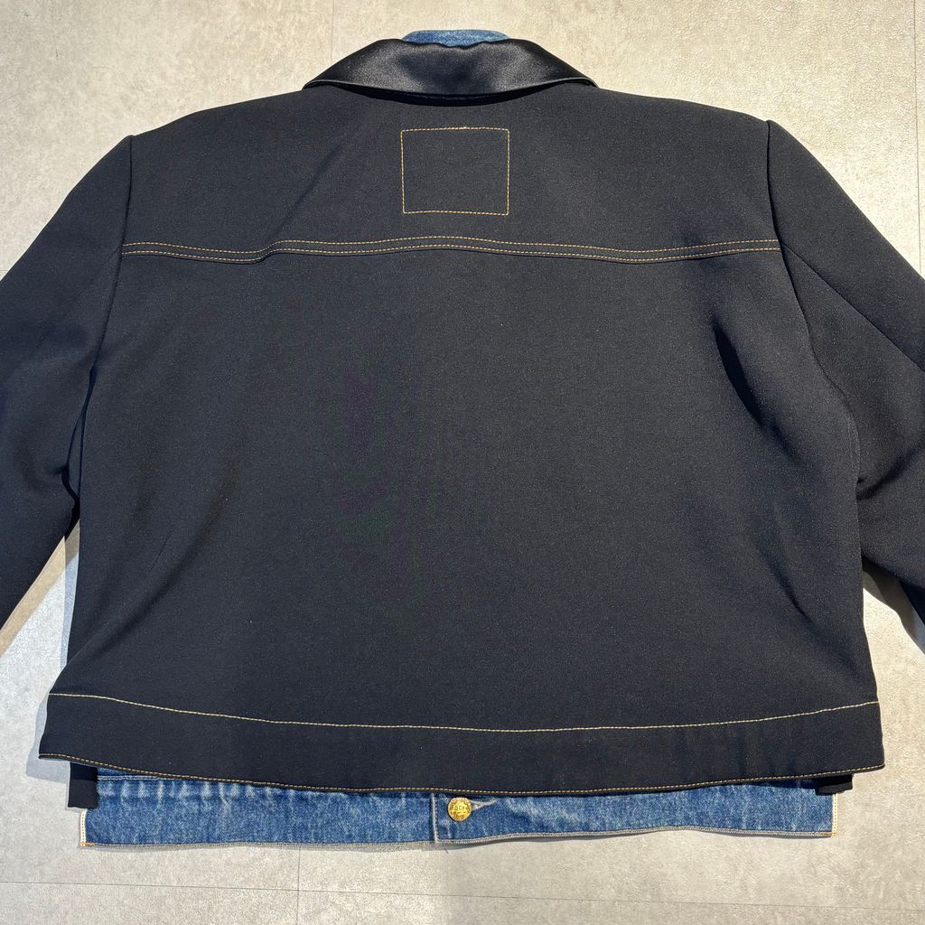 sacai レイヤードミリタリーシャツドッキングジャケット (サカイLevi's sacai レイヤードミリタリーシャツドッキングジャケット (サカイ