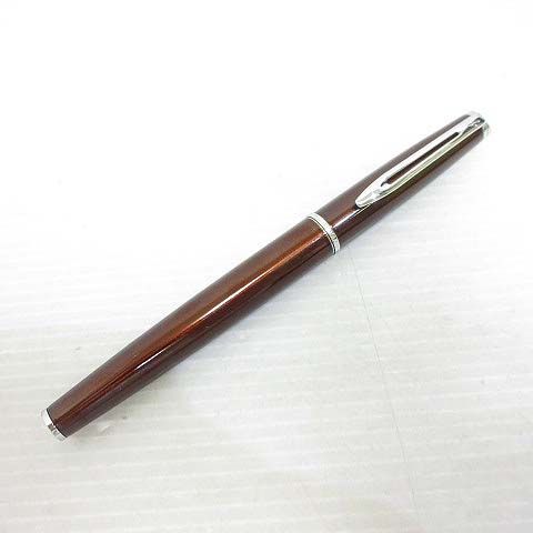 WATERMAN 万年筆 ブラウン ケース付き WATERMAN 万年筆 ブラウン ケース付き
