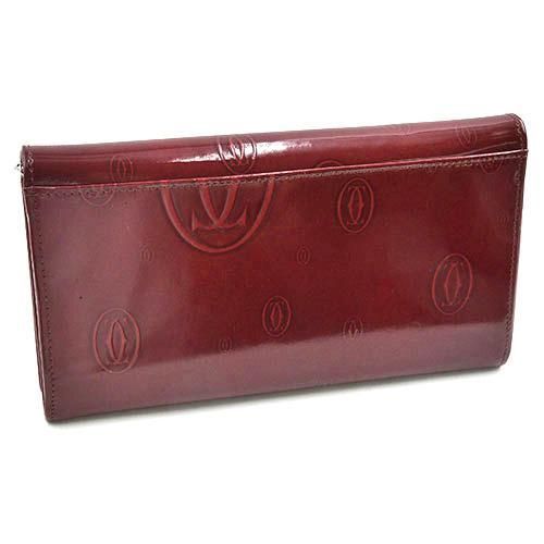 カルティエ 財布 Cartier パテントレザー ハッピーバースデイ 