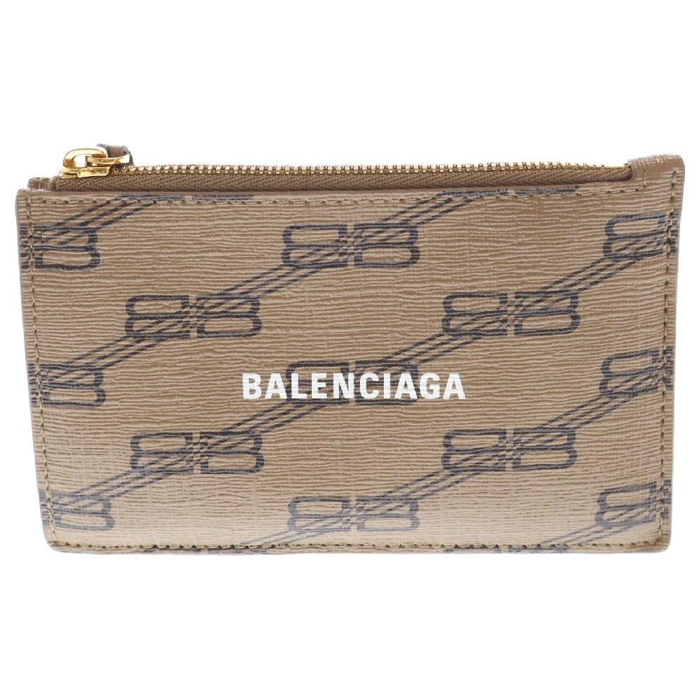 BALENCIAGA (バレンシアガ) キャッシュ ラージ コインケース カードホルダー 640535 ベージュ