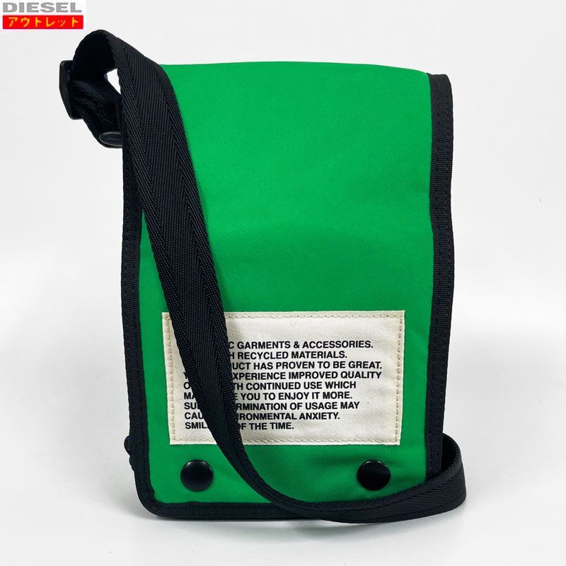 DIESEL ディーゼル アウトレット ショルダーバッグ X07814 P3889 T7438 クロスボディーバッグ ワンショルダーバッグ Jolly Green