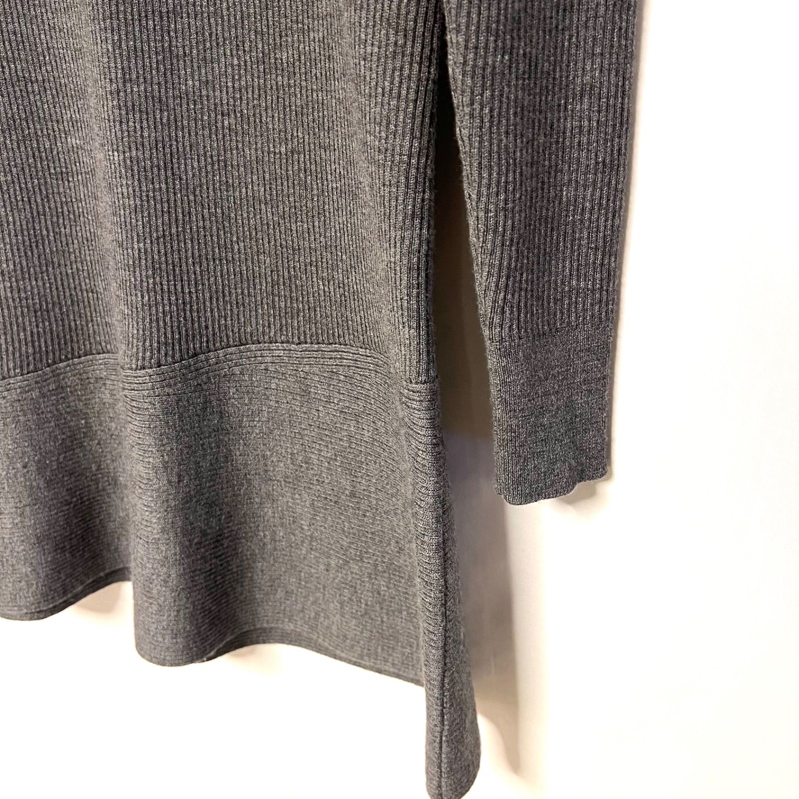 ⭐︎極美品【theory セオリー】ニットワンピース グレー P 小さい 