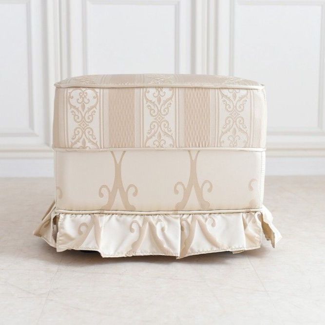 イタリアン ヨーロピアンエレガントスツール アイボリー Fiore 腰掛け 北欧 4004