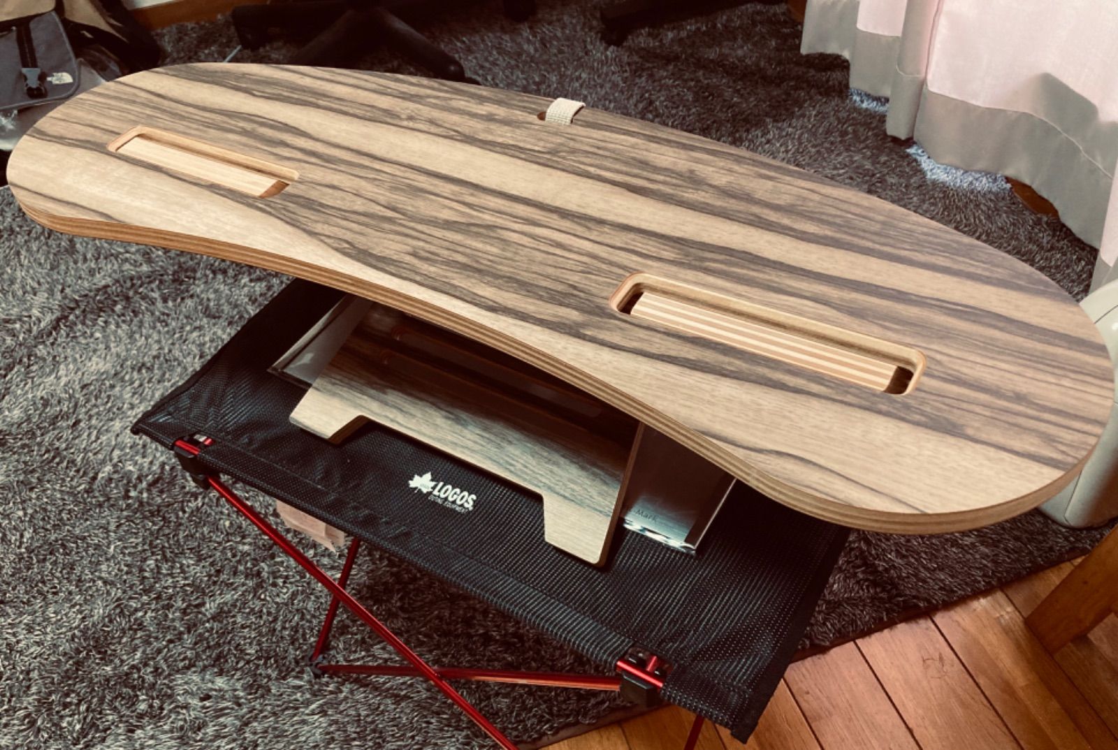 CAMP OOPERTS C型ブーメランテーブルW800 メラミン天板 未使用品 C TABLE Boomerang W800 C型テーブル ブーメラン「メラミン天板