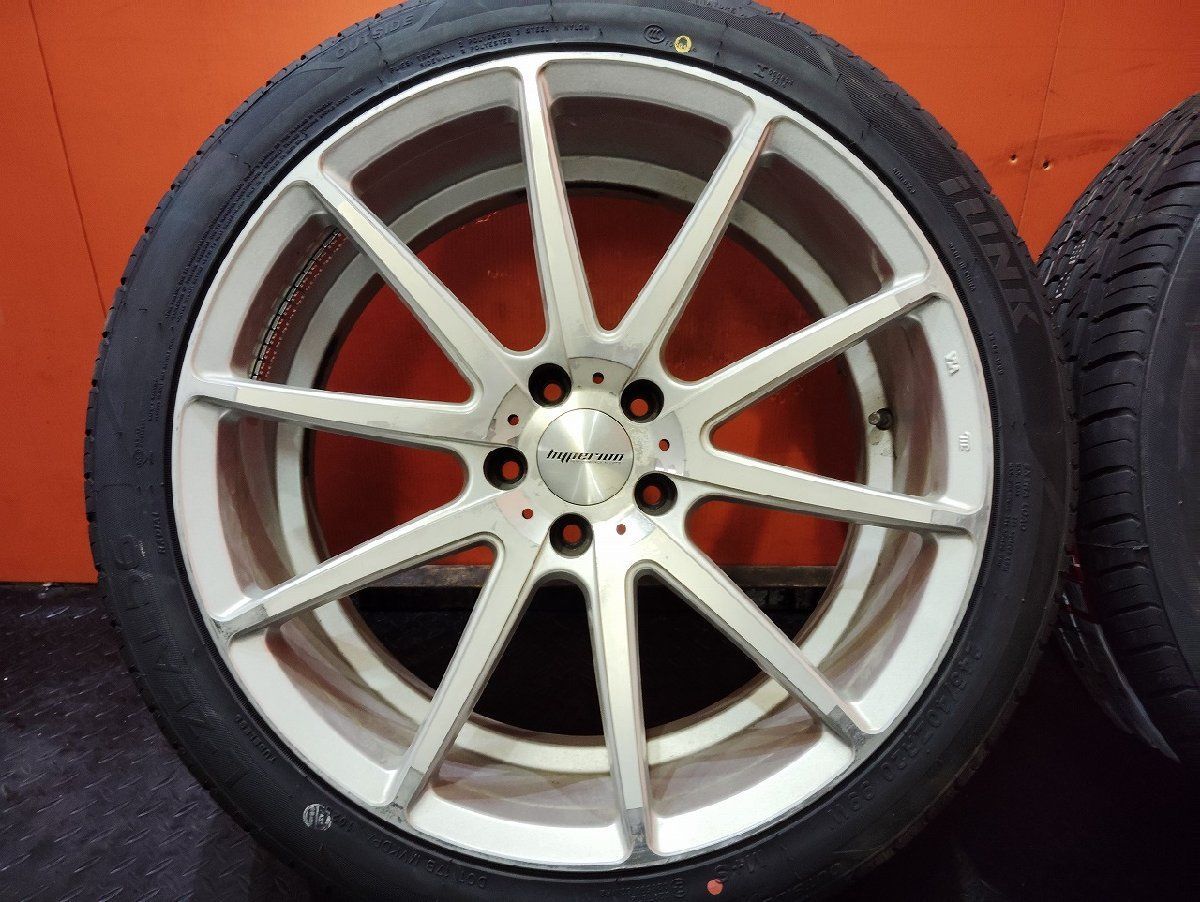 タイヤ新品 25年 バランス済【iLINK L-ZEAL56 245/40ZR20】夏タイヤ【ハイペリオン 20インチ 8.5J5HPCD114.3+35】アルファード等　(VTI16 タイヤ新品 25年 バランス済【iLINK L-ZEAL56 245/40ZR20】夏タイヤ