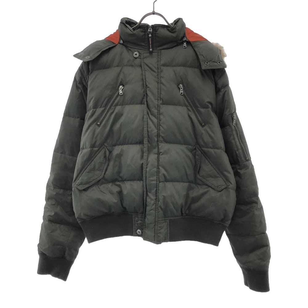 カルバンクラインジーンズ ダウン フライトジャケット XL カーキ Calvin klein Jeans メンズ