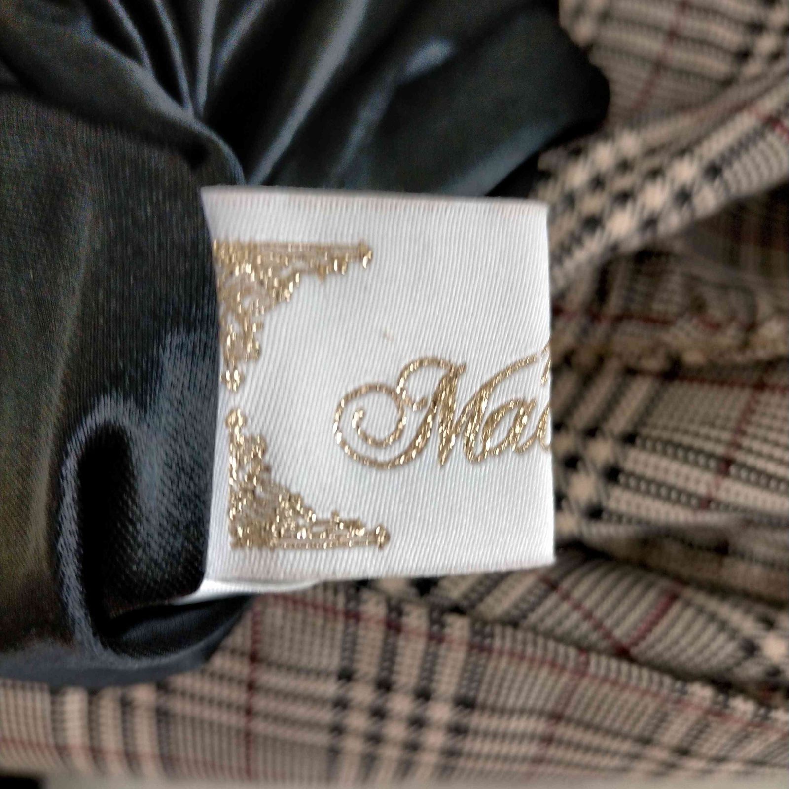 ミシェルマカロン michell Macaron チェックスカートドッキング