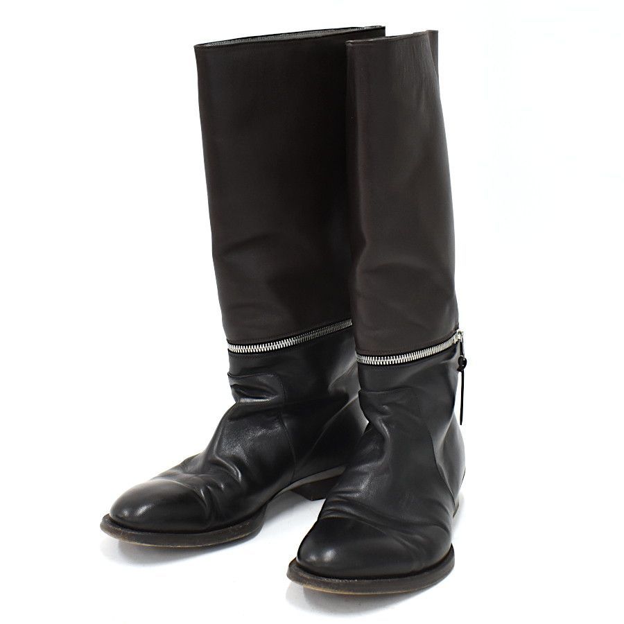 ルイヴィトン ロングブーツ ショートブーツ 2way ジップ サイズ7 26cm