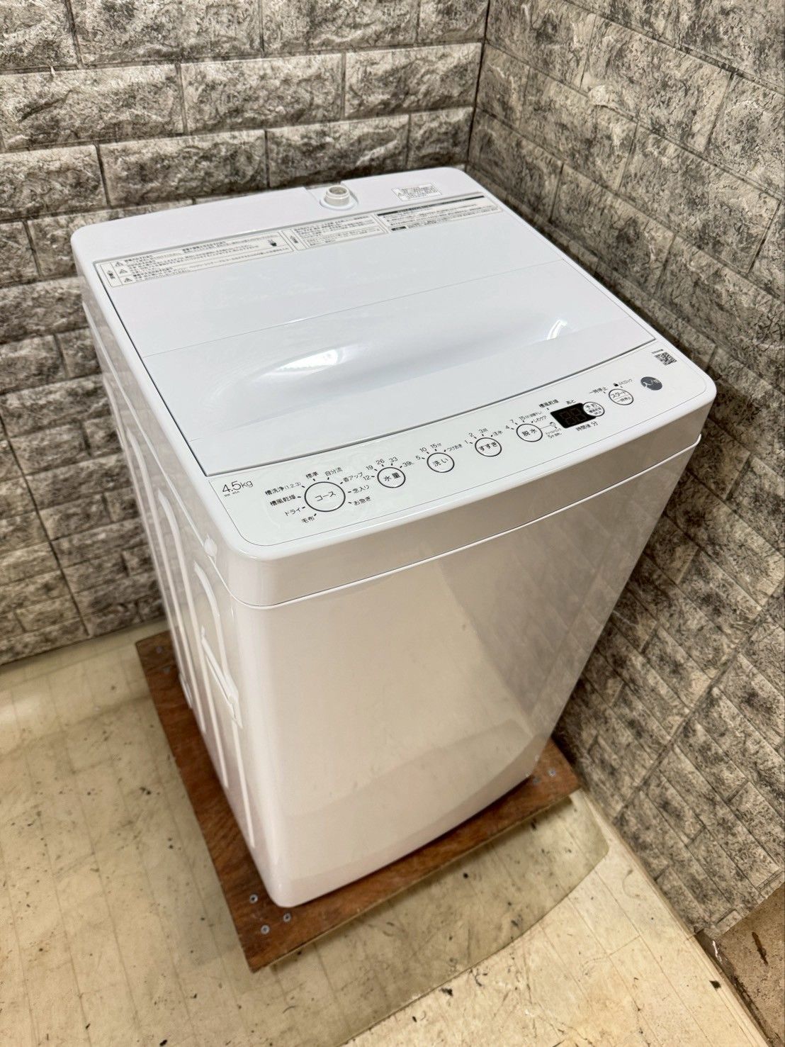 大阪送料無料☆3か月保障付き☆洗濯機☆ハイアール☆4.5kg☆2024年☆BW 