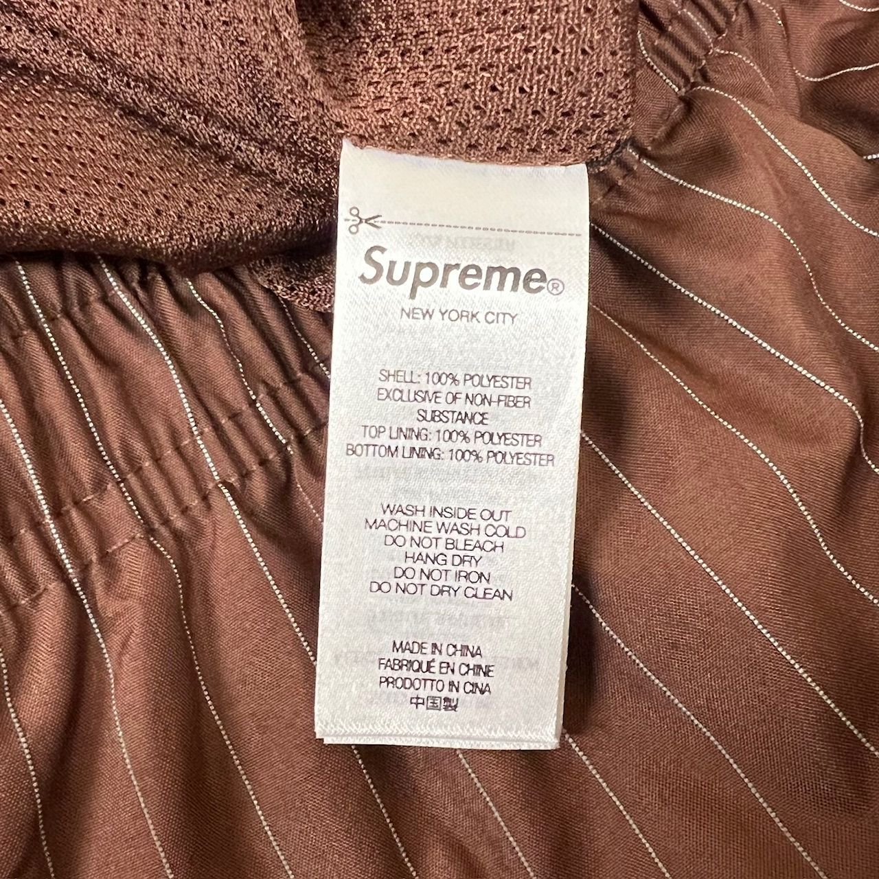 Supreme 2024FW ピンストライプ トラックパンツ Sサイズ