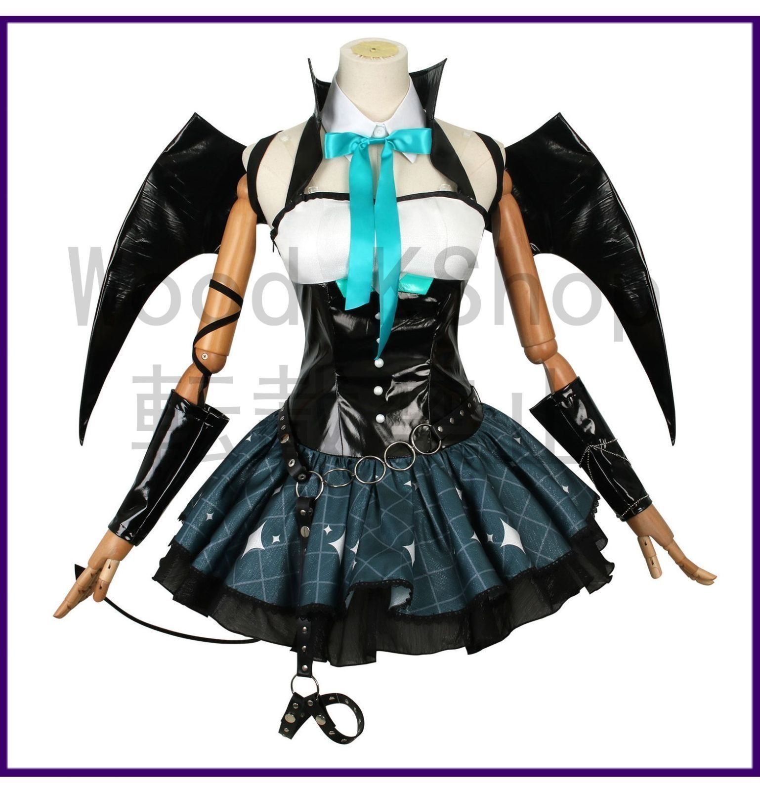 週末 ウィッグ付き バーチャルアイドル virtual idol 雪ミク SNOW MIKU コスプレ衣装 イレイナ 衣装セット 仮装 イベ
