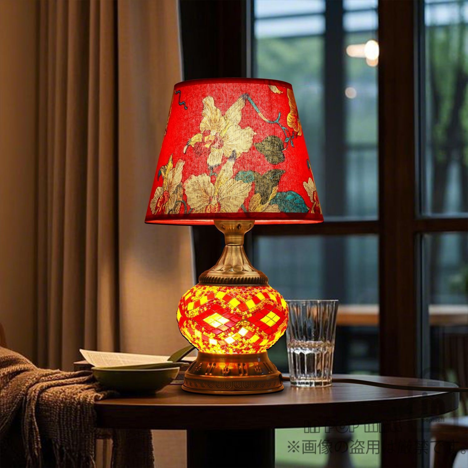 卓上アンティークライト デスクライト 北欧 おしゃれ LED 卓上ライト 水晶ガラス レトロ