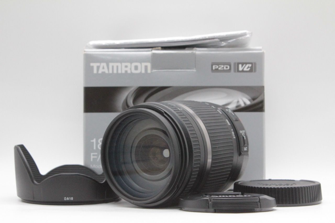 タムロン TAMRON 18-270mm F3.5-6.3 DI II VC PZD B008TSE EFマウント キャップ フード 箱 付き 4102107 RO3051