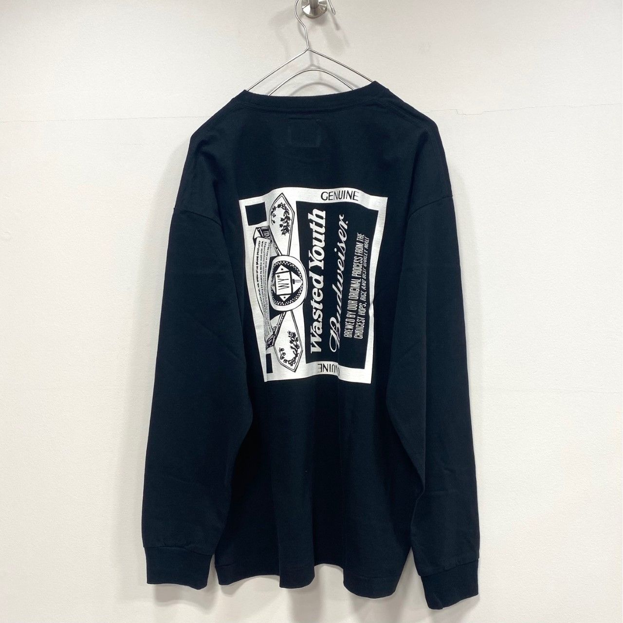 L/S T-SHIRT  Wasted Youth Budweiser L