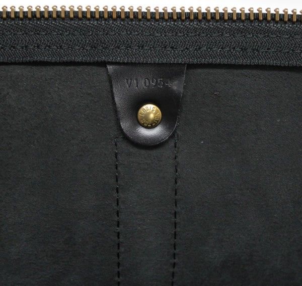 ルイヴィトン Louis Vuitton キーポル50 ボストンバッグ エピ 黒