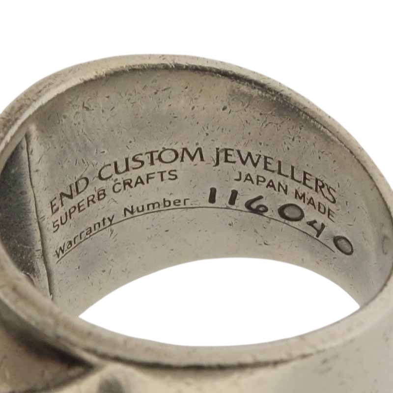 ENDCUSTOMJEWELLERS エンドカスタムジュエラーズ スカルリング エンドカスタムジュエラーズ/END CUSTOM JEWELLERS エクストラ