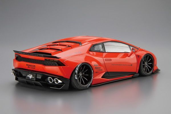 新品 アオシマ 1/24 リバティーウォーク No.15 LB ワークス ランボルギーニ ウラカン Ver.1 プラモデル [佐川急便]