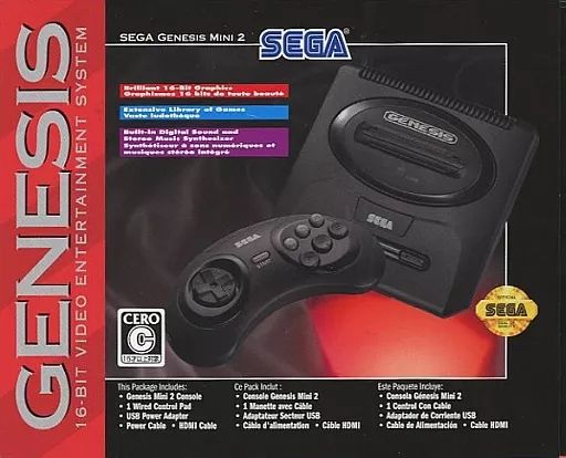 メガドライブ ハード SEGA GENESIS MINI 2 Amazon.co.jp 版 ACアダプター同梱