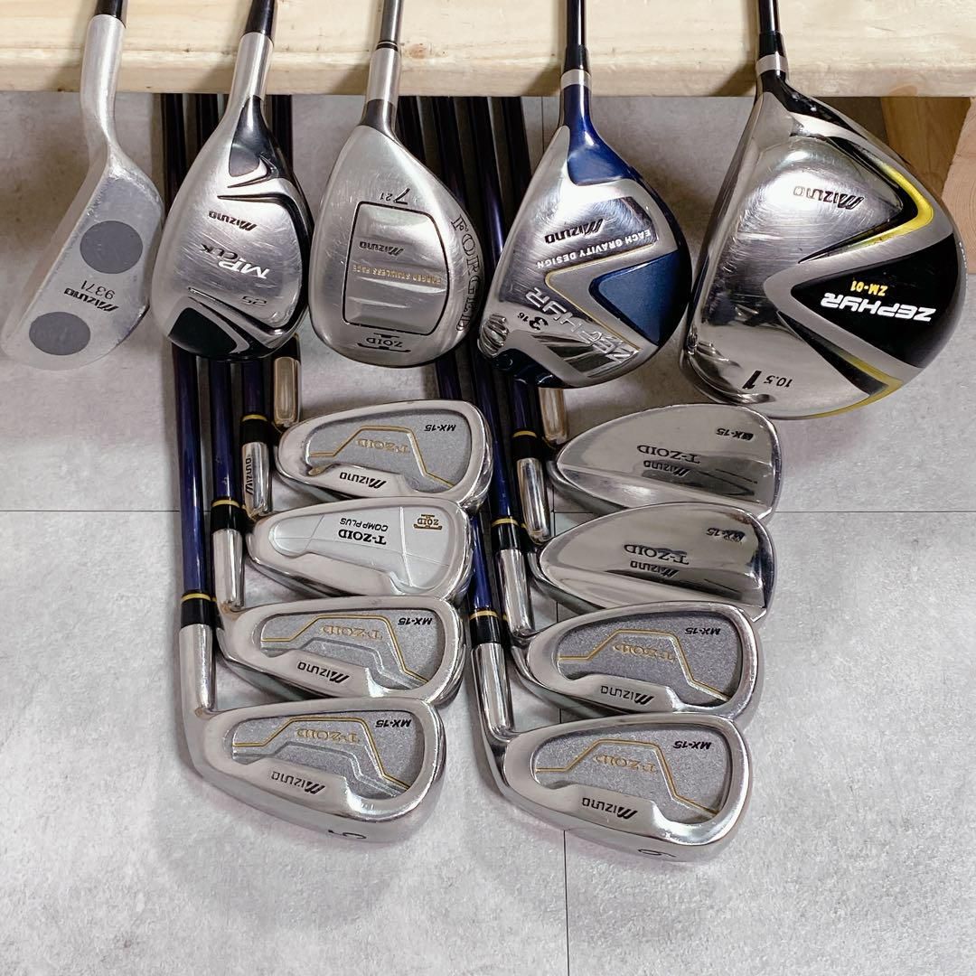 X 506 MIZUNO ミズノ メンズ ゴルフクラブセット 14点 フレックスR