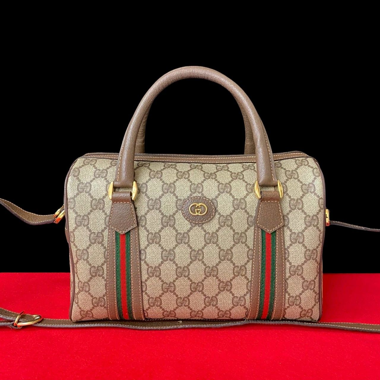 極 美品 GUCCI グッチ オールドグッチ ヴィンテージ GG ロゴ