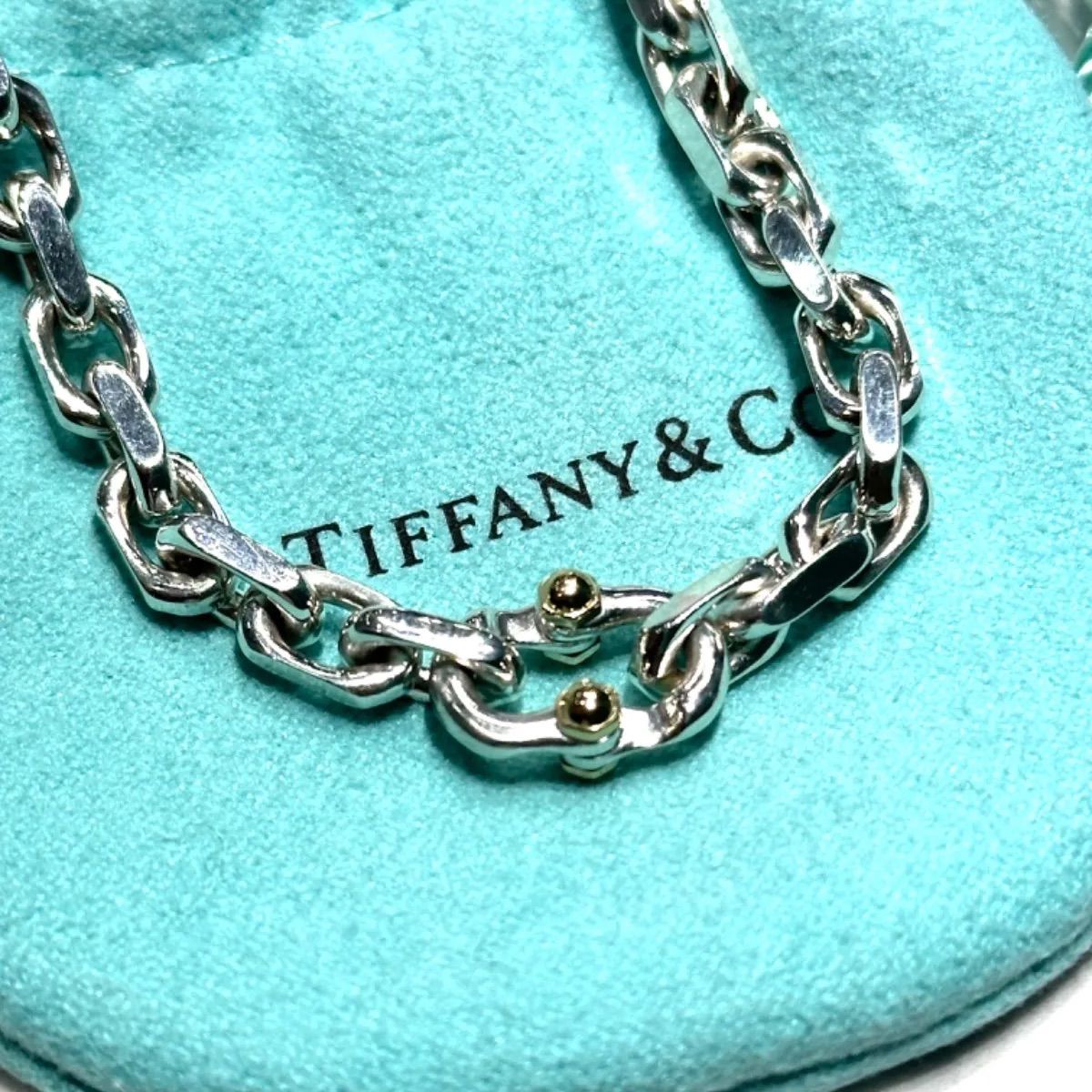 Tiffany&Co.ティファニーK18/925メイカーズナローブレスレット