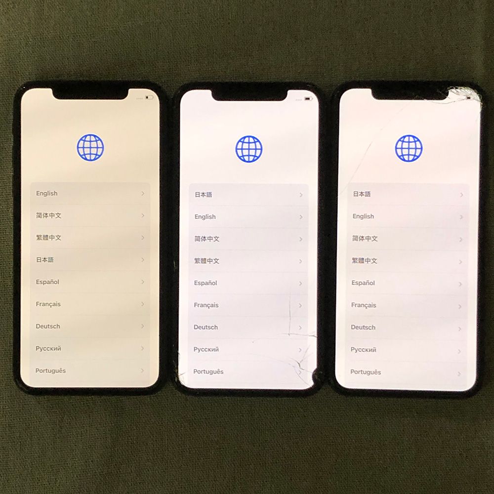 ◇ジャンク品◇【3点セット・SIMロック解除済】Apple iPhone X (A1902