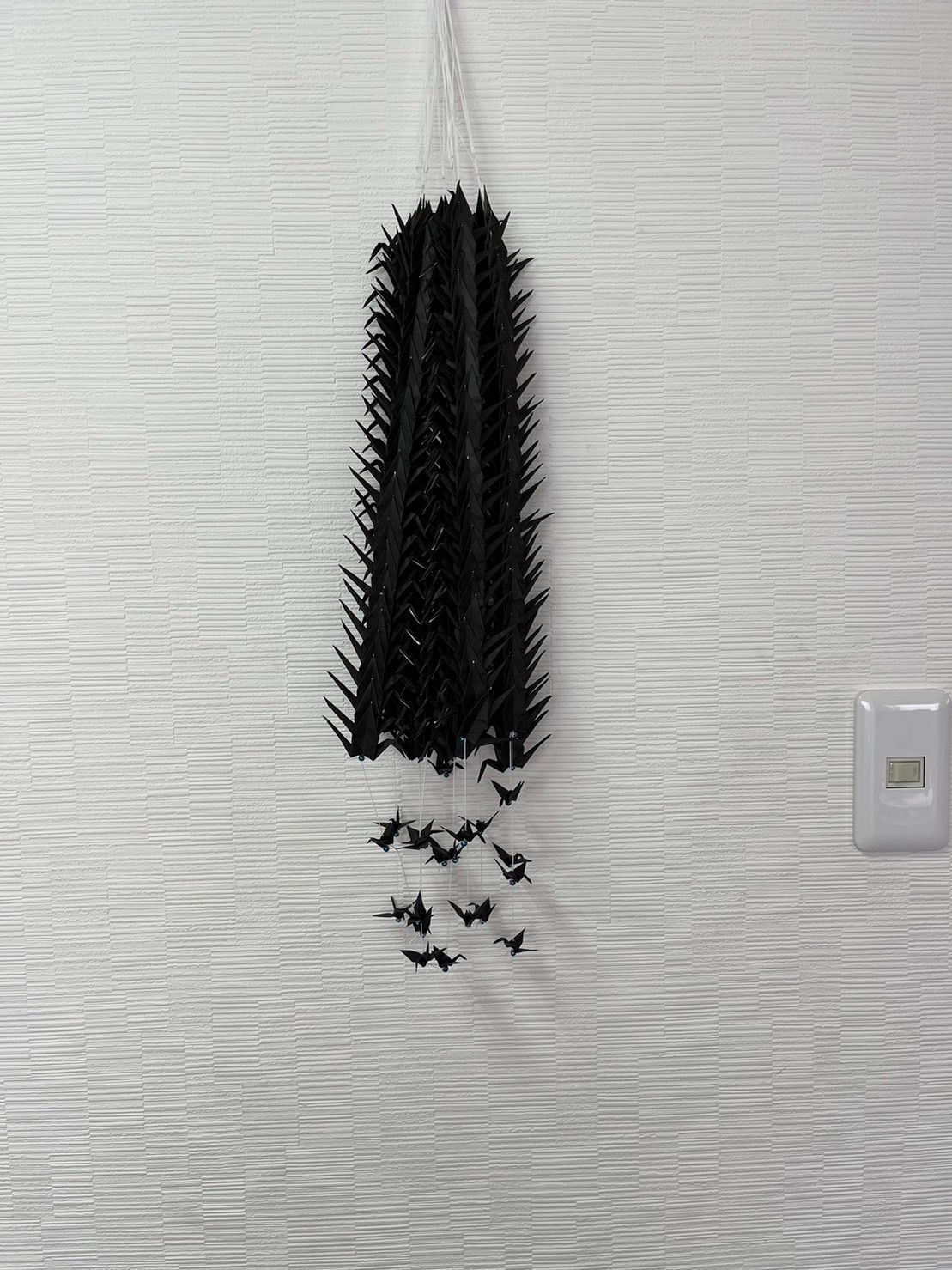 黒い千羽鶴完成品 - メルカリ