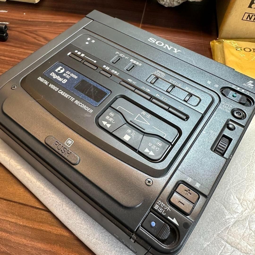 希少品 SONY GV-D200 デジタルビデオカセットレコーダー デジタルビデオカセットレコーダー GV-D200 希少品 SONY GV-D200