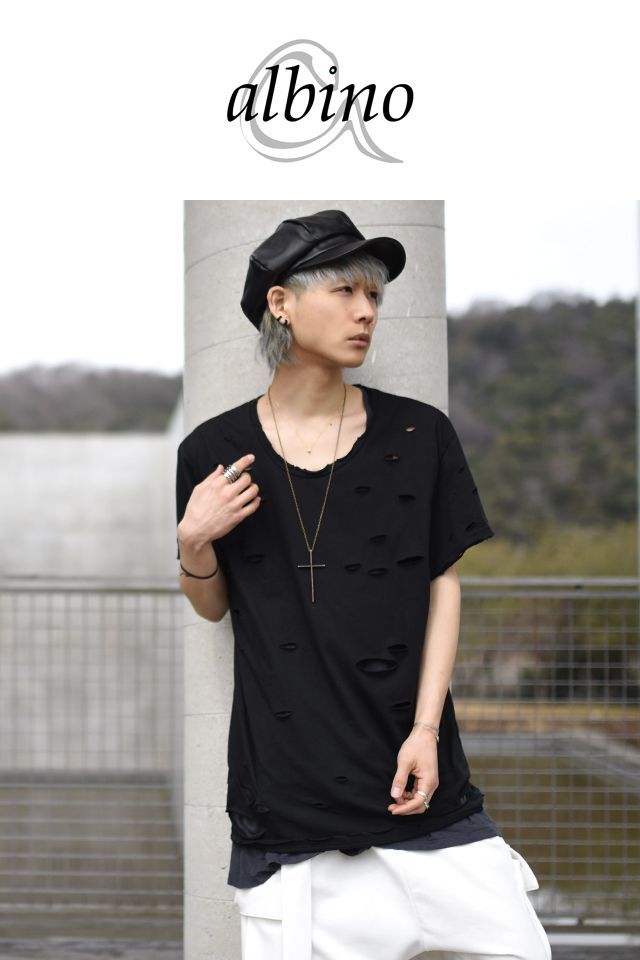 クラッシュ加工ビッグカットソー