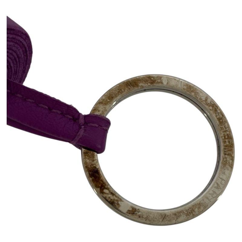 期間限定。 エルメス HERMES カルメン アネモネ SV金具 アニューミロ レディース キーホルダー