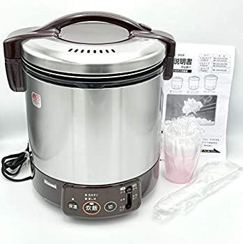 中古】 リンナイ こがまる ジャー付きガス炊飯器 10合炊き・ダーク 