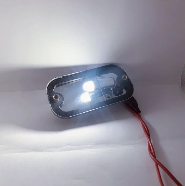 デコトラ屋 24V 角型マーカー サイドマーカー用 BA9S LED バルブ 球 高輝度 隋円型 タイプB 100個SET