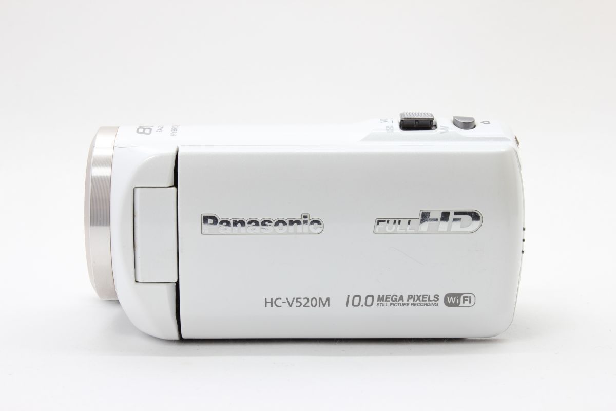 カメラ 【動作美品】パナソニック Panasonic HC-V520M ホワイト 動作